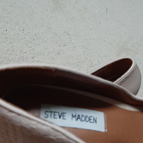 Steve Madden Dipper Snakeskin Heels - Picture 3 of 5